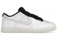 CLOT Fragment White Silk Nike Dunk
